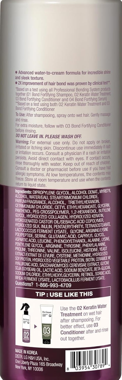 MyHairGroot. Bond Fortifying Keratin Water Treatment